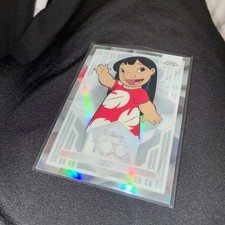 Topps Disney Chrome 100 Lilo Refractor Card #35 Lilo 