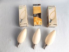 3 Stück PHILIPS Softone Orange Kerzenlampe 40 Watt E14 OVP NEU Lagerauflösung