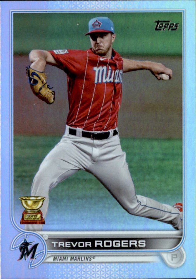 2022 Topps #24 Trevor Rogers Rainbow Foil