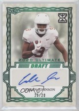 2020 Leaf Ultimate Draft Emerald Spectrum 20/20 Collin Johnson #BA-CJ1 Auto 0bz