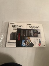 Canon EOS 6D Camera User's Manual Instruction Book Sealed