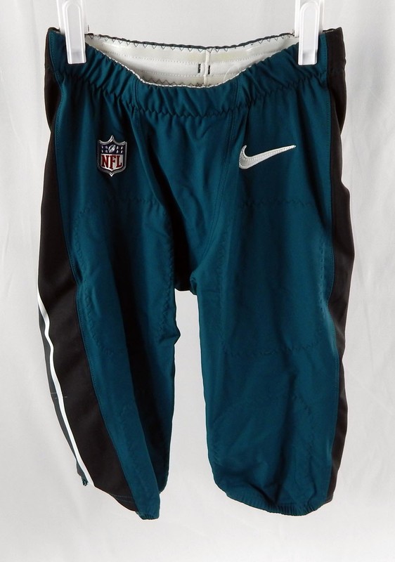 2023 Philadelphia Eagles Britain Covey #18 Game Used Green Football Pants 28 994
