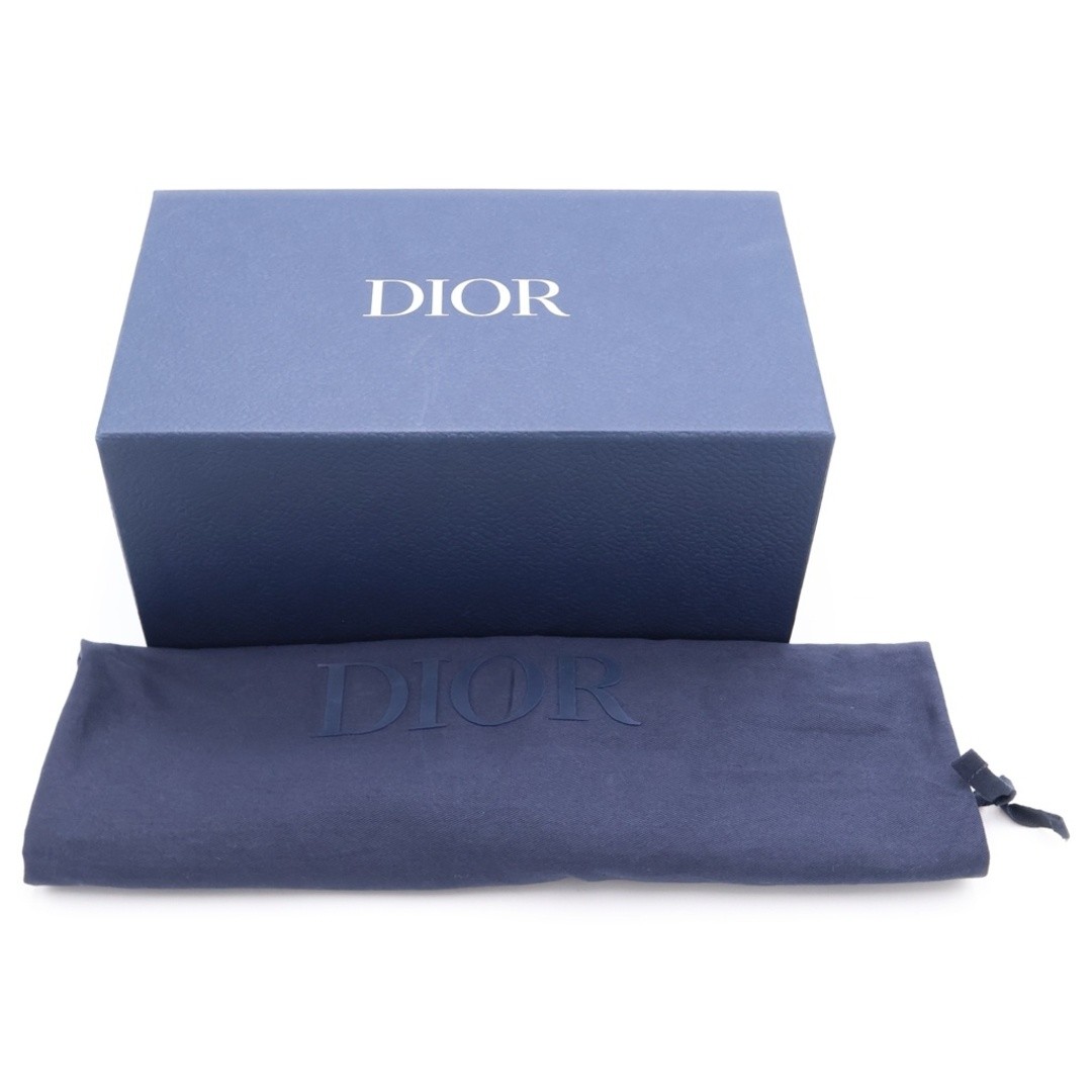 Christian Dior CD Diamond Toiletry Bag Case Pouch Black Silver Hardware Used b99 image 7