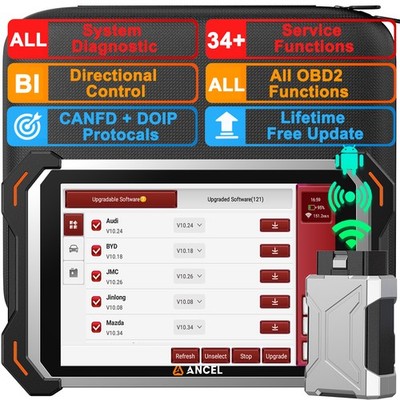 ANCEL DS600 BT Car Diagnostic Tool Auto OBD2 Scanner All Systems Active Test