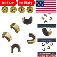 Crimp-On Bowstring Nocking Points Pack of 5 Used on Both Compound & Recurve B...