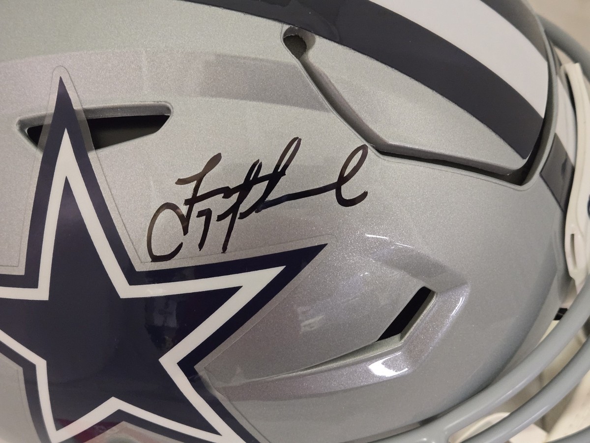 Troy Aikman Signed Dallas Cowboys Full Size Authentic Flex Helmet
