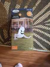 Ghost Reaching Indoors or Outdoors 4 Ft. Airblown Inflatable New In Box.