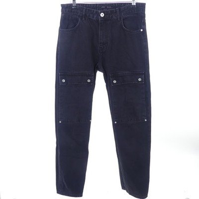 Pegador Men's Jeans Cargo Denim Cameron Pocket Black Size 33
