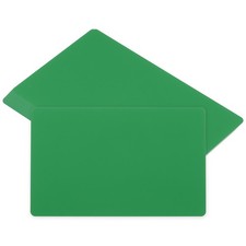 0.45mm Metal Business Card, 10pcs Laser Anodized Engraving Aluminum, Green