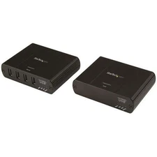 StarTech 4 Port USB 2.0 Extender over Ethernet/IP Network Hub - up to 330ft
