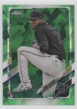 2021 Topps Chrome Update Sapphire Edition Green 30/50 Jorge Guzman #US321 03mf