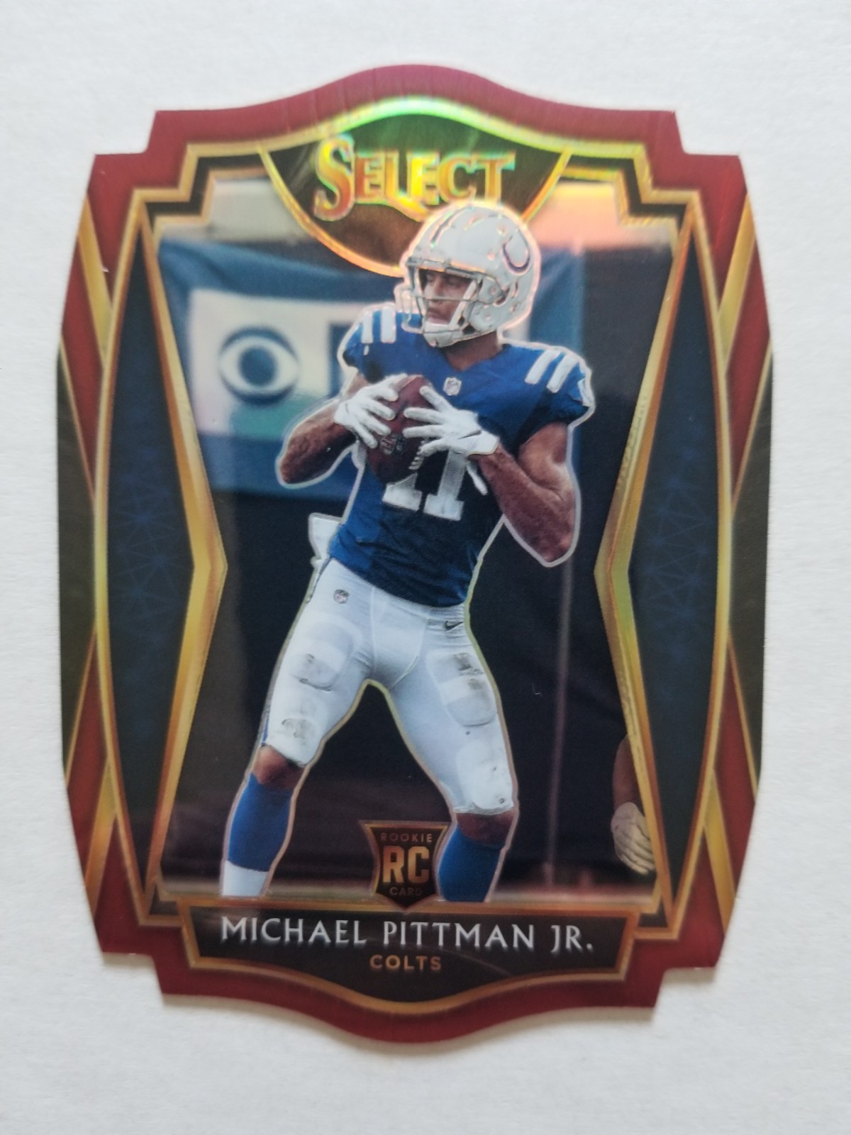 2020 Select Maroon Prizm Die Cut Premier Michael Pittman Jr. RC #162 Colts