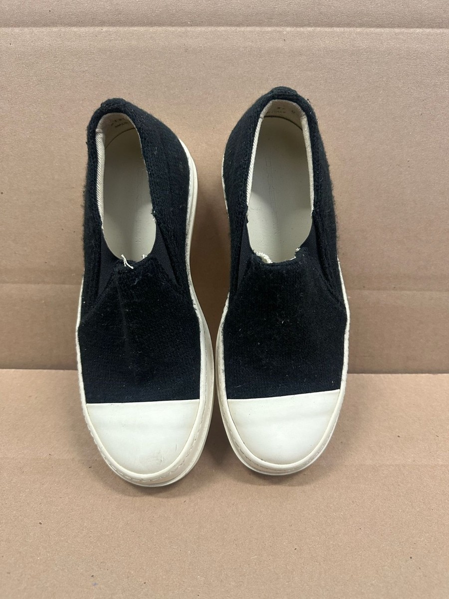 Rick Owens◇Boat slip on/シューズ/40.5/ブラック/RU17F8892// Boat
