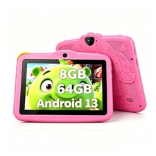 Android 7 Inch HD IPS Tablet 8GB 64GB For Kid GMS Learning Study  Entertainment