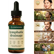 Lymphoria - Lymphatic Drainage Bloat Relief - Detox,  Immune Support 59ml US