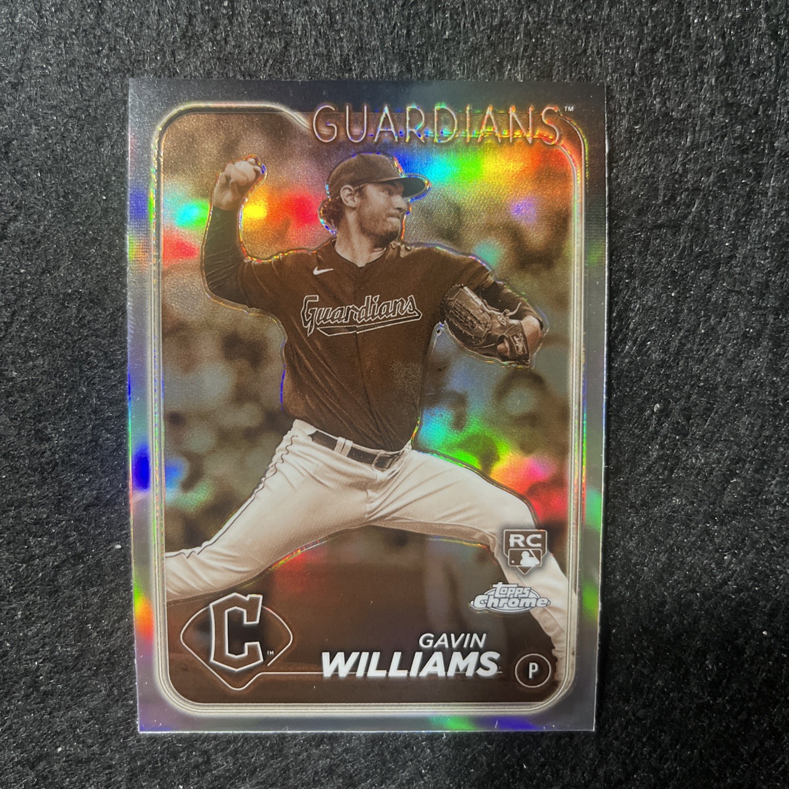 2024 Topps Chrome - Gavin Williams #15 Sepia Refractor (RC)