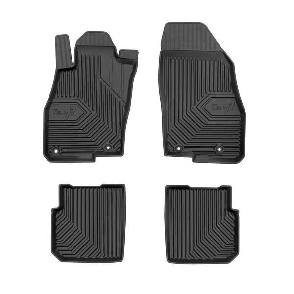 Frogum FußMattensatz Autoteppich TPE FüR Alfa Romeo Mito 955-image