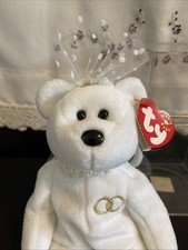 Ty Beanie Baby Mrs. Bride Bear 2000 NEW in Original Container