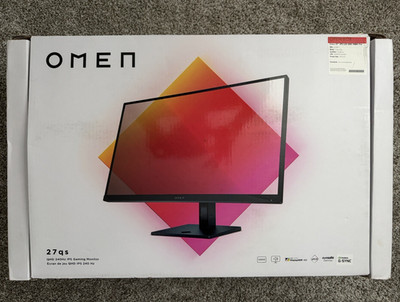HP OMEN 27qs 27'' IPS QHD 240Hz 1ms Gaming Monitor Black HDMI/DP
