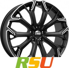 CMS C37 diamond black matt 8x19" ET44.9 LK5 112 ML 66.5 Alufelgen 19 Zoll