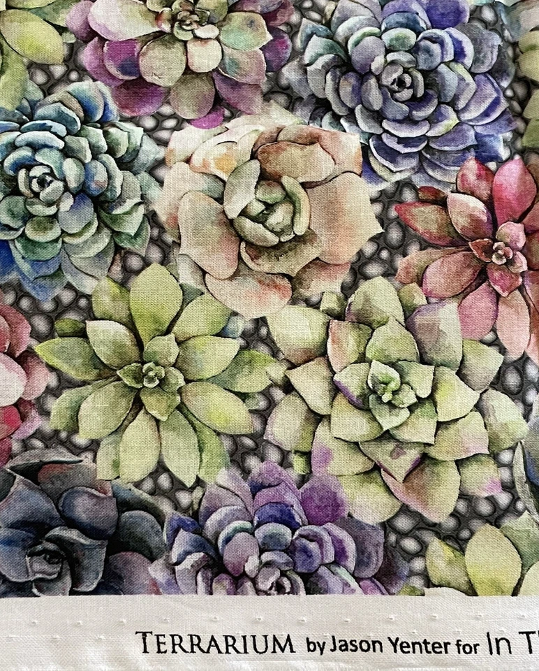 Terrario de Jason Yenter para In the Beginning 2019 algodón 34 pulgadas x 42 pulgadas de ancho Foto 2 de 4