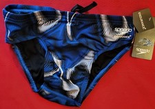 Speedo Endurance Swimwear Purpose Brief Team Royal Blue Boys Size 28 New 