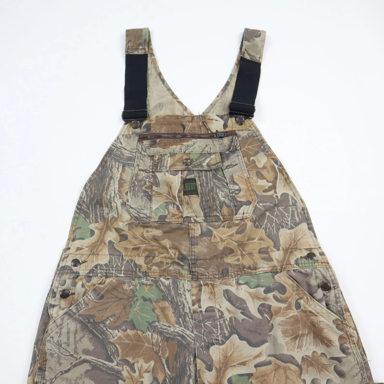 Liberty Bib Overalls Mens 38x31 Realtree Advantage Camo Hunting Outdoor Vtg
Opens in a new window or
