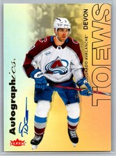 2025-26 Flair #A-DT Devon Toews Autographics Colorado Avalanche