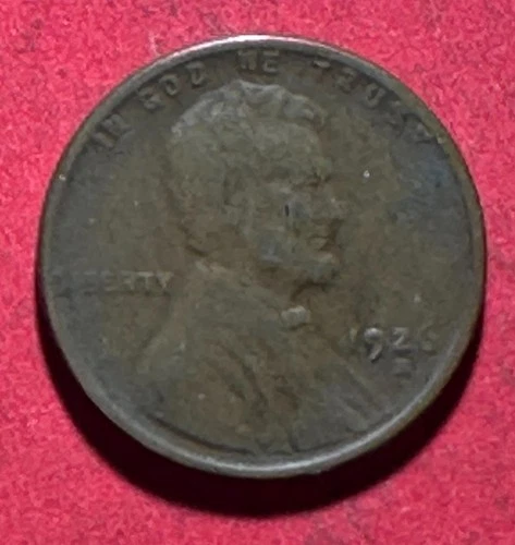 1926S US LINCOLN CENT! Lower Mintage! San Francisco Mint! VG/FINE Old Coins