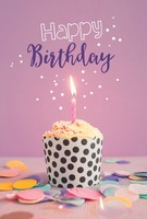 Geburtstag Happy Birthday TöRtchen GlüCkwunschkarte Mit Umschlag