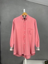 Burberry London Pink Button Down Shirt Nova Check