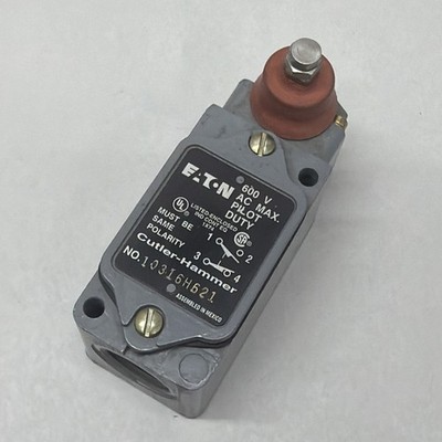 NEW EATON CUTLER-HAMMER 10316H621 LIMIT SWITCH 600V AC MAX Pilot Duty
