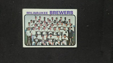 1973 Topps Baseball card # 127 Milwaukee Brewers  (G to VG )