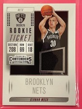 2018-19 Panini Contenders Dzanan Musa Rookie Ticket Jersey RC #RT-DZM Basketball