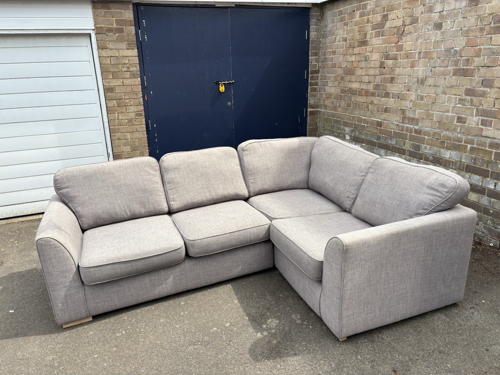 DFS Grey Corner Sofa