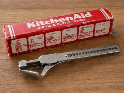 Vintage KitchenAid Jar Lid Bottle Opener Adjustable Multi Tool w Original Box