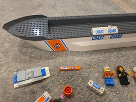 LEGO CITY: Coast Guard Patrol (60014) Incomplete, w/ Minifigures And Other Parts