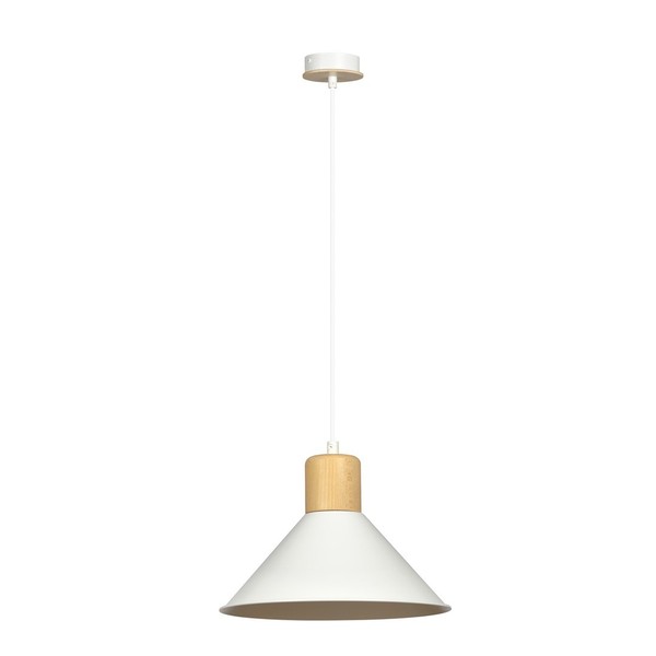 Skandinavische HäNgelampen Weiß 1X15W/E27 IP20 - Ideal FüR Moderne Innenbeleu...-image
