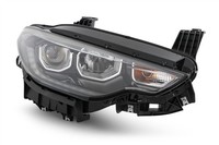 Fiat Tipo Scheinwerfer Rechts Xenon LED DRL Schwarz 15- Passagier Seite OEM