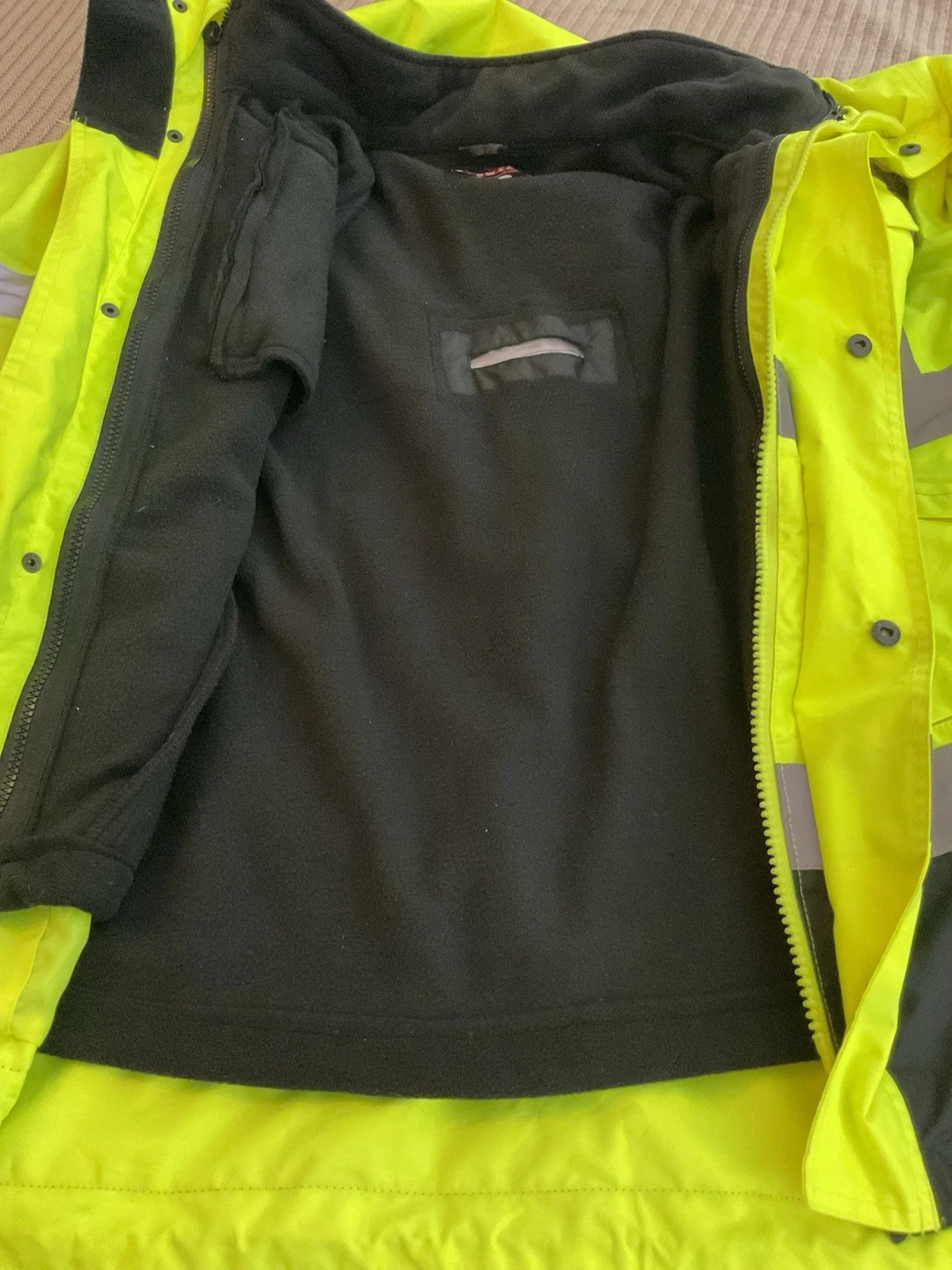 Radwear High Reflective Waterproof Parka w/Removable Fleece Jacket -Size 2X - product detail image 2