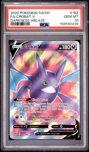 Crobat V graded PSA 10 for sale on eBay