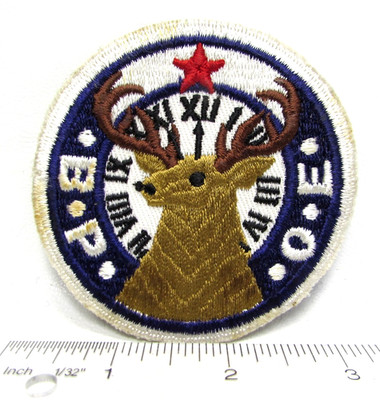 Vintage Elks Lodge BPOE Jacket Patch Benevolent Protective Order of Elks