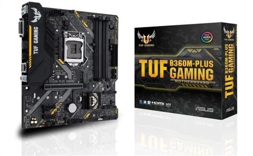 ASUS TUF B360M-PLUS GAMING Intel LGA 1151 mATX motherboard DDR4 2666MHz support