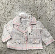 New with tag Janie And Jack toddler girls tweed Blazer