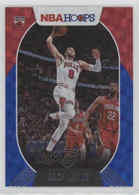 2020-21 Panini NBA Hoops Hyper Blue Zach LaVine #196 12xy