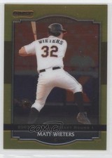 2008 Razor Signature Series Metal Gold Matt Wieters #BA-MW 1h8