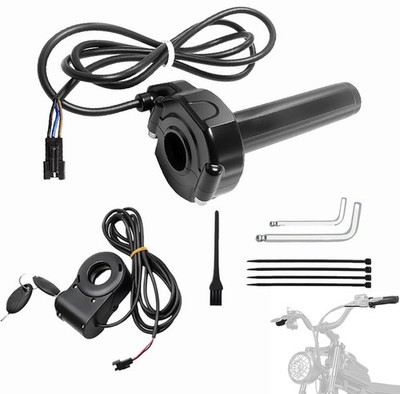 Full Twist Throttle with Key Ignition for Ridstar Q20, Surron Throttle for Ri...