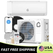 12000 BTU 21 SEER2 Mini Split Heat Pump Air Conditioner Ductless AC 230V ,w/Kit
