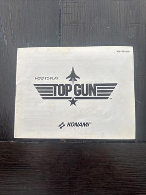 Top Gun (NES, 1987) Nintendo Instruction Manual ONLY *VGC*