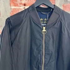 Men's Barbour Silsden Waxed Jacket Olive Green Size M NWT